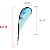Tear Drop Flag - Image 6