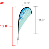 Tear Drop Flag - Image 4