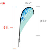 Tear Drop Flag - Image 3