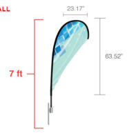 Tear Drop Flag - Image 2