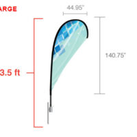 Tear Drop Flag